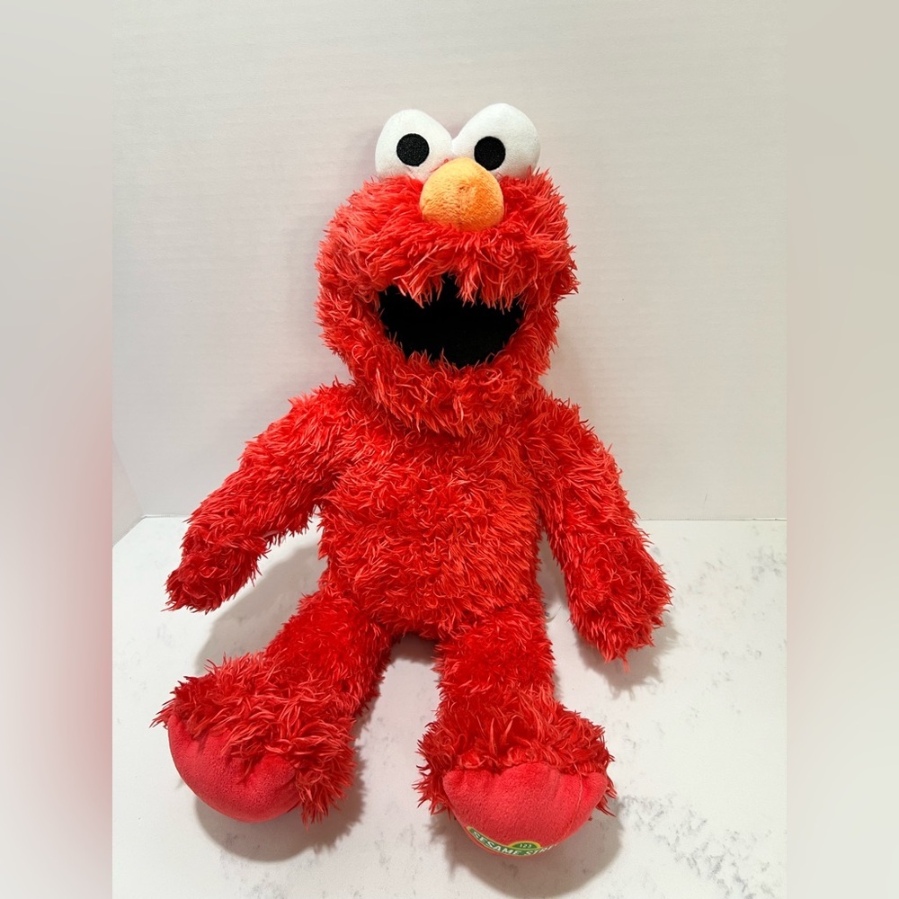 Build-A-Bear Red Furry Stuffed elmo